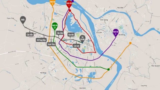 Quy hoạch chi tiết tuyến đường Đường vành đai 1 tại Hà Nội